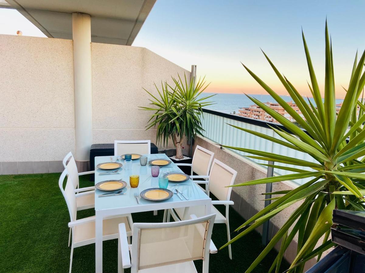Patacona Premium Penthouse Sea Views & Barbecue Daire Valensiya Dış mekan fotoğraf